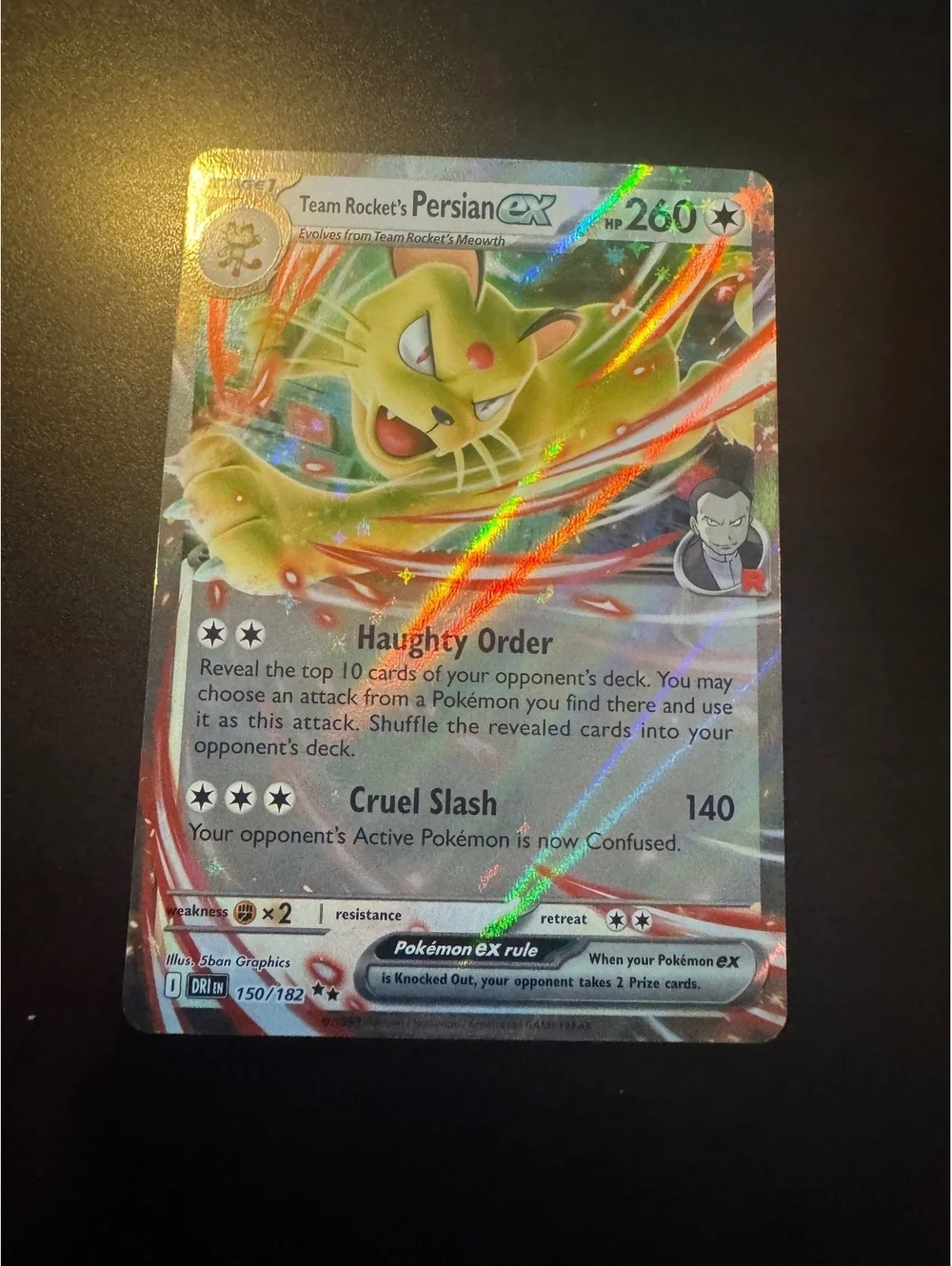 Team Rocket’s Persian ex 150/182 Slowking ex Japanese Lot
